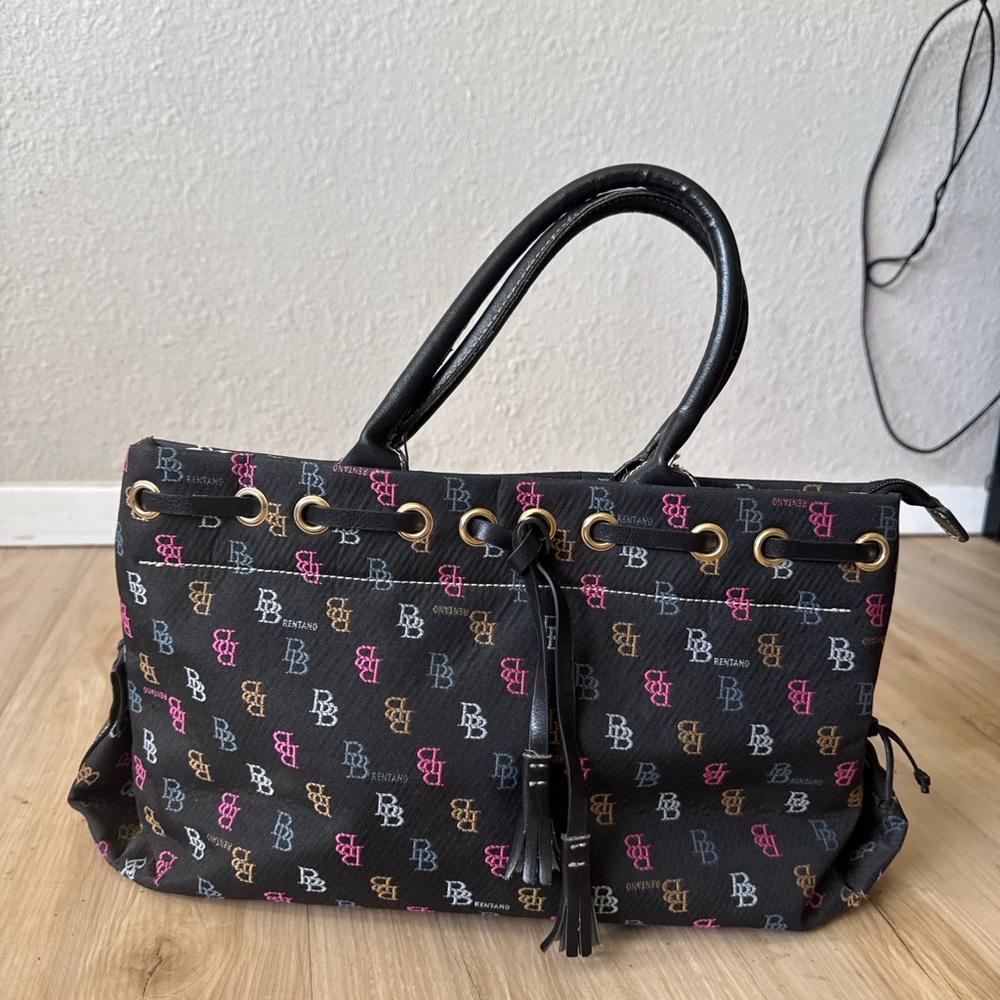 Stylish Black Multicolor Women's Tote Bag
